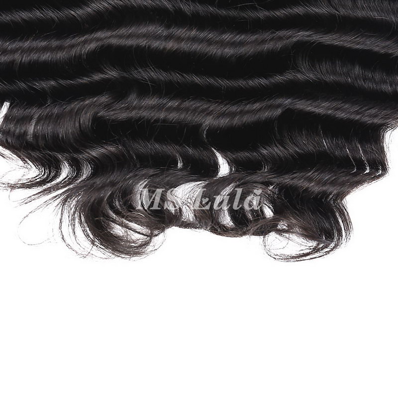 Virgin Hair Loose Deep 13x4 13x6 Transparent Lace Frontal - 图片 6